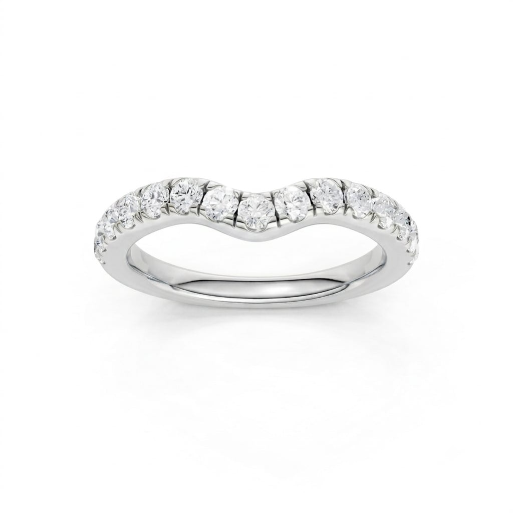14K 0.60 CT Lab Grown Diamond Band