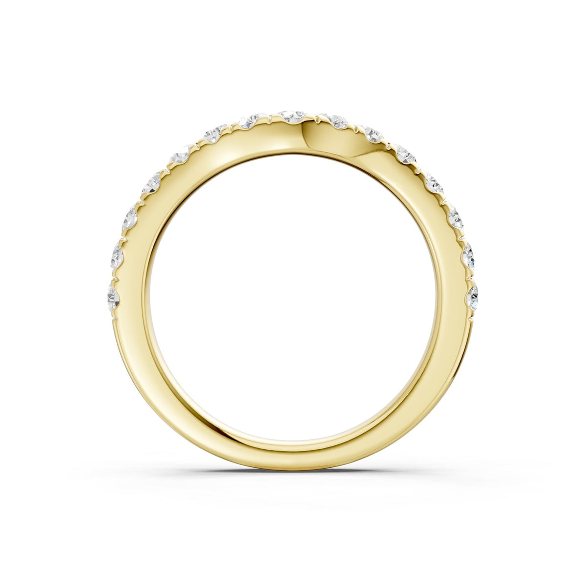 14K 0.60 CT Lab Grown Diamond Band