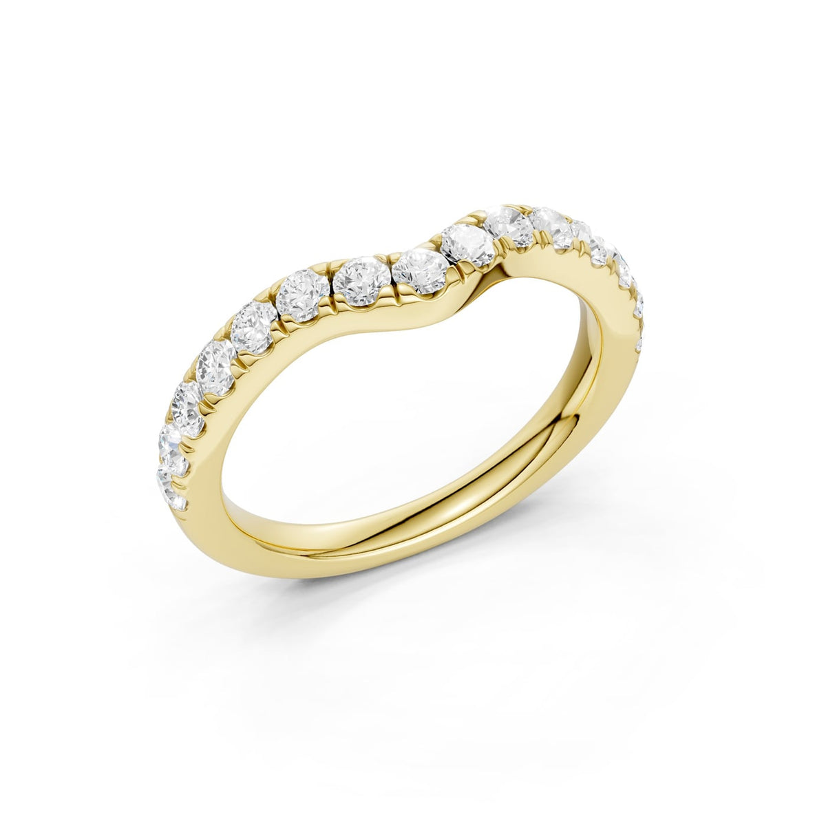 14K 0.60 CT Lab Grown Diamond Band