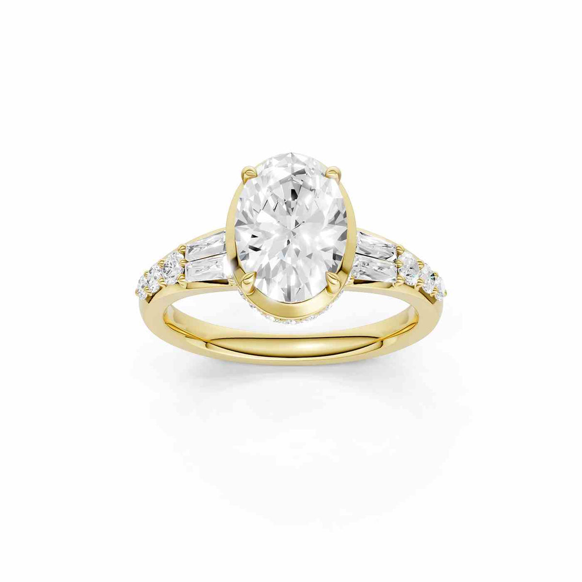 14K 2.50 CT Lab Grown Diamond Ring