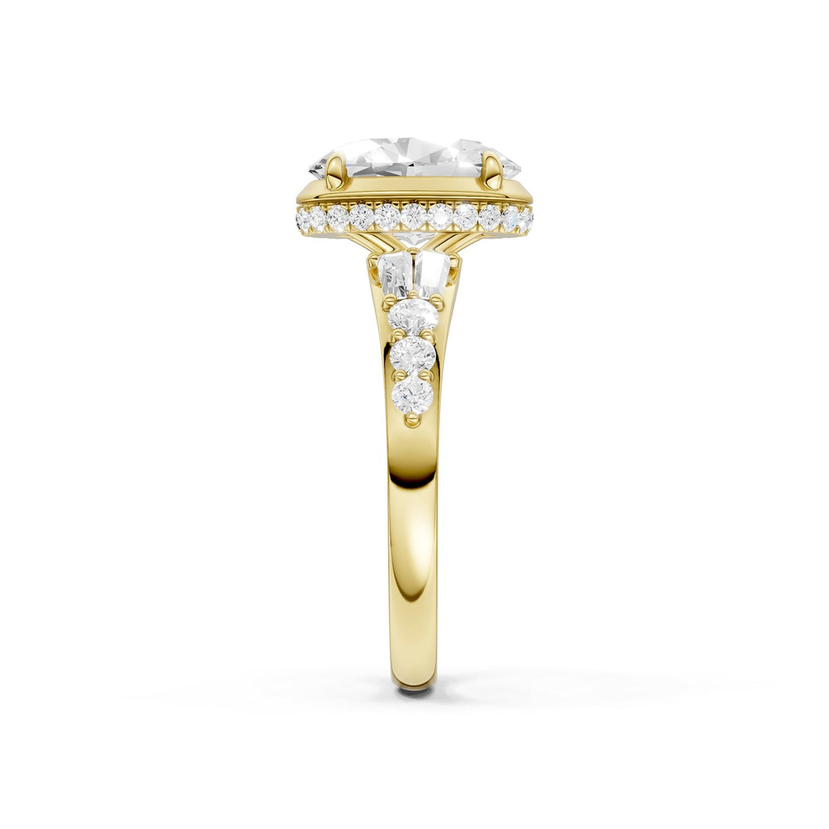 14K 2.50 CT Lab Grown Diamond Ring