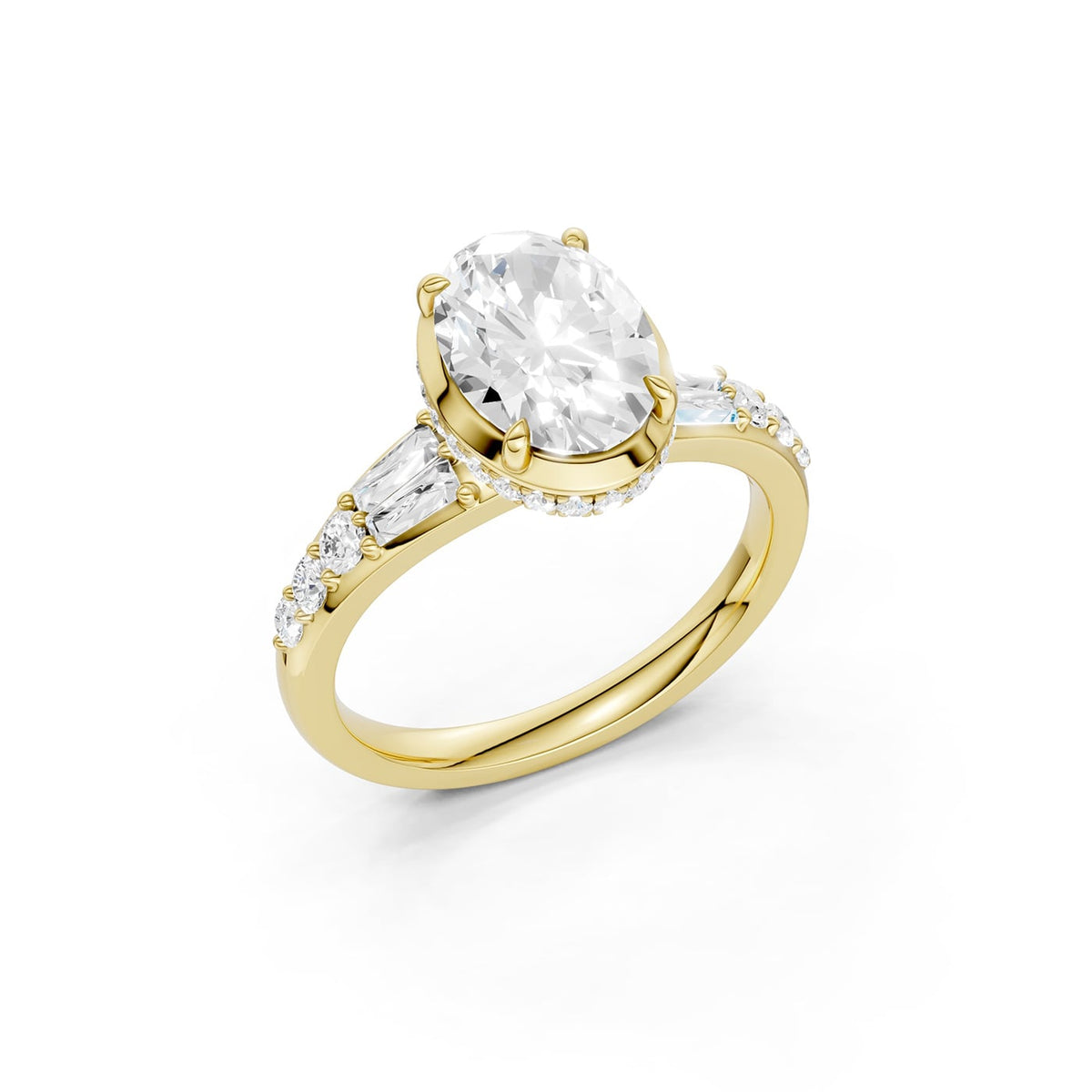 14K 2.50 CT Lab Grown Diamond Ring