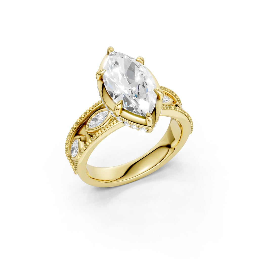 14K 3.50 CT Lab Grown Diamond Ring