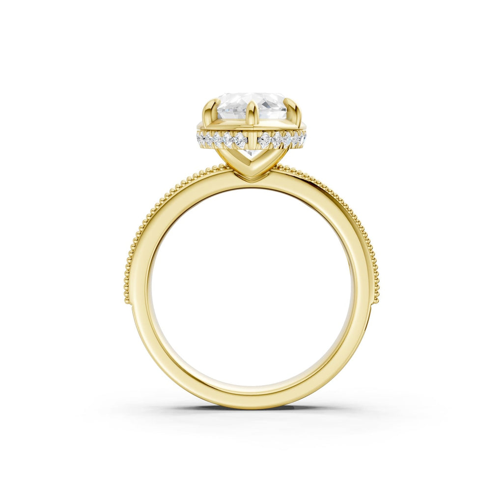 14K 3.50 CT Lab Grown Diamond Ring