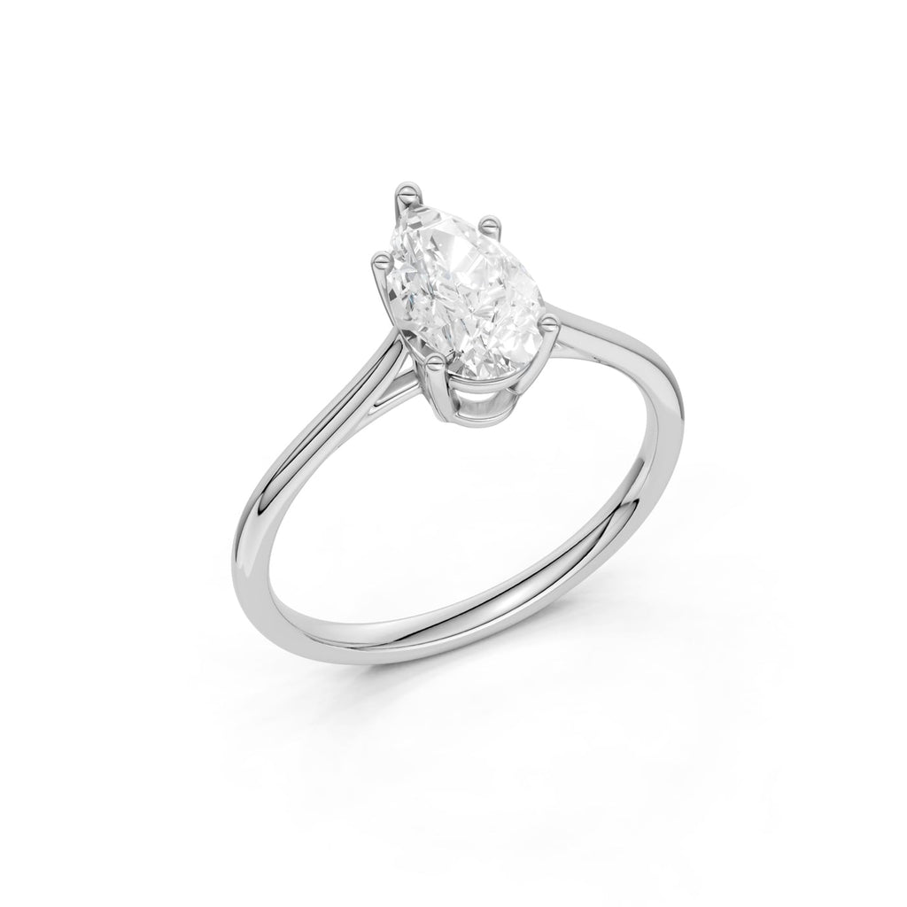 14K 1.00 CT Lab Grown Diamond Ring
