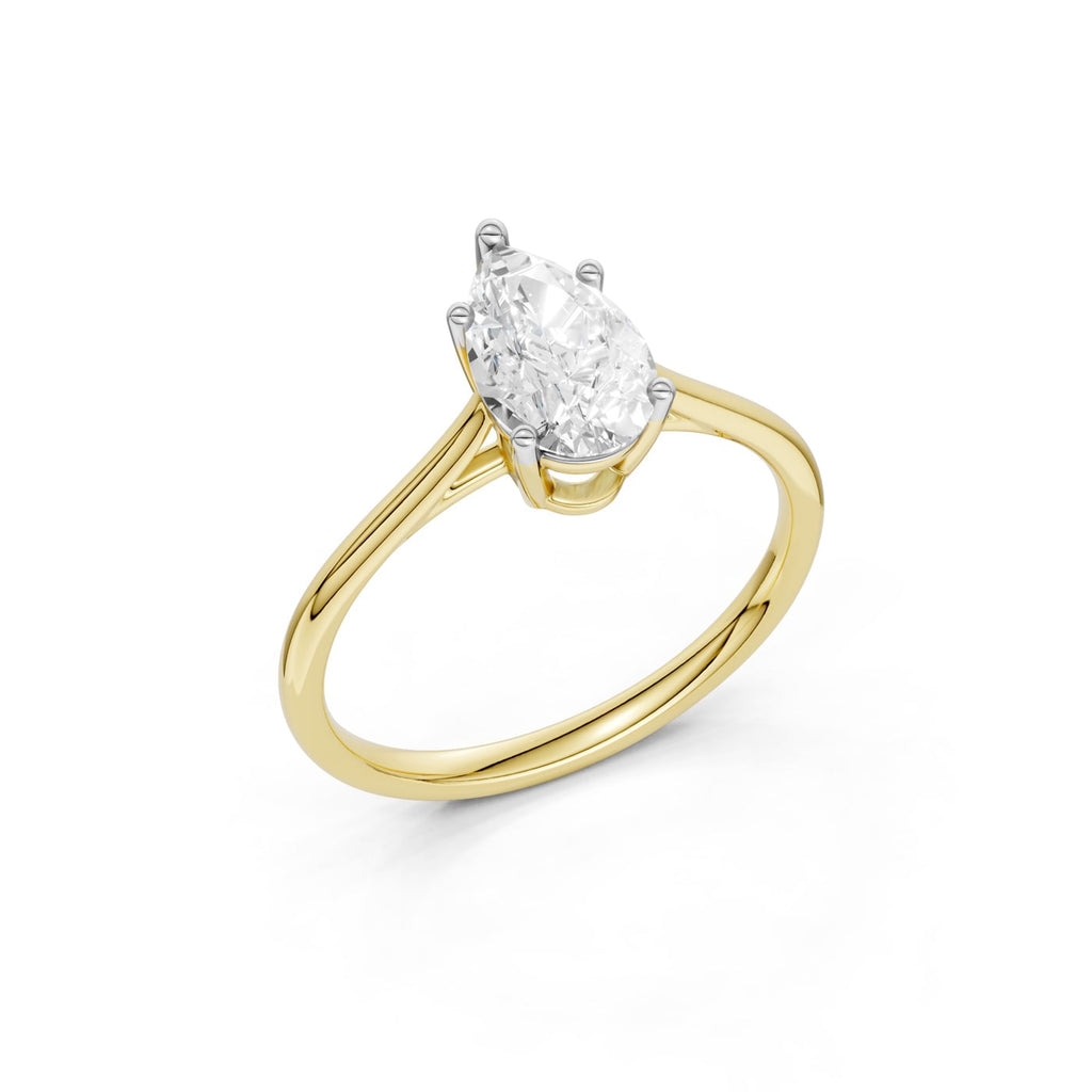 14K 1.00 CT Lab Grown Diamond Ring
