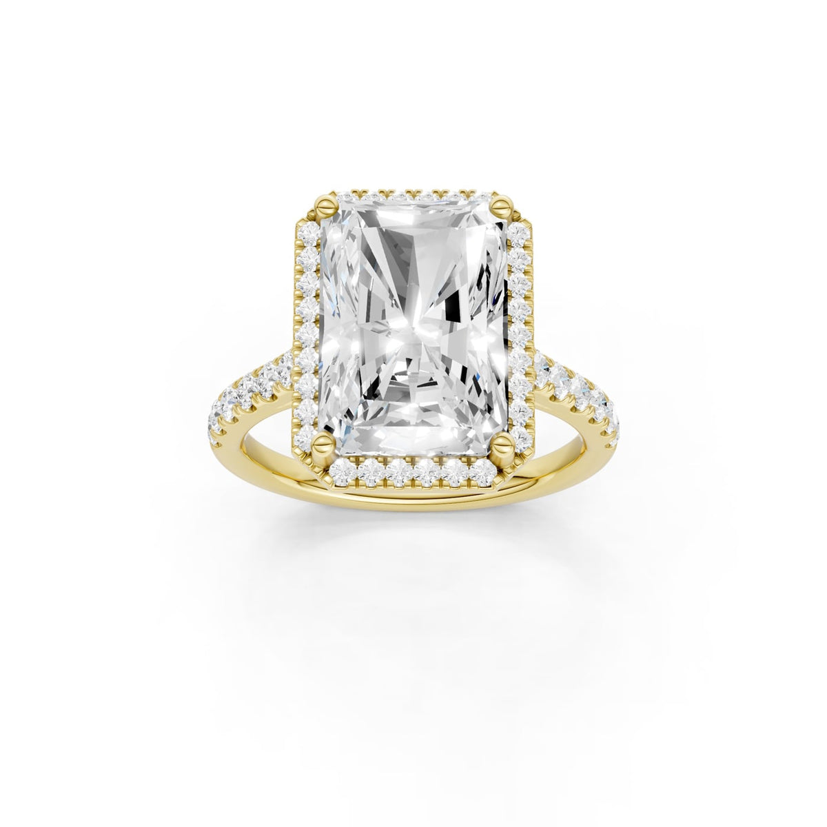 14K 5.50 CT Lab Grown Diamond Ring