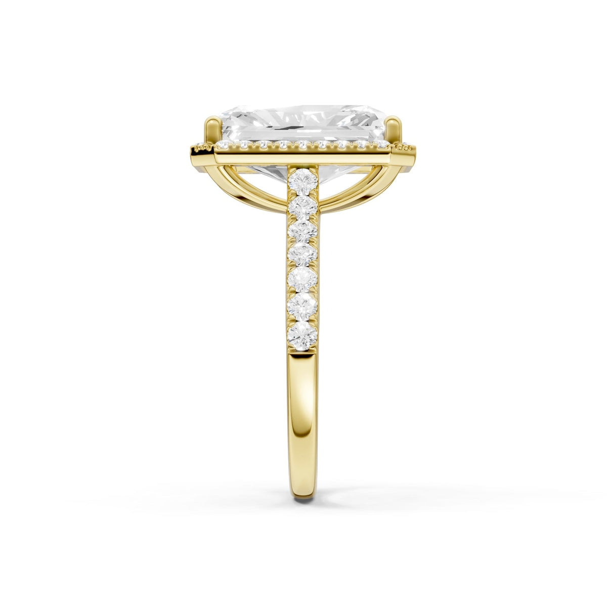 14K 5.50 CT Lab Grown Diamond Ring
