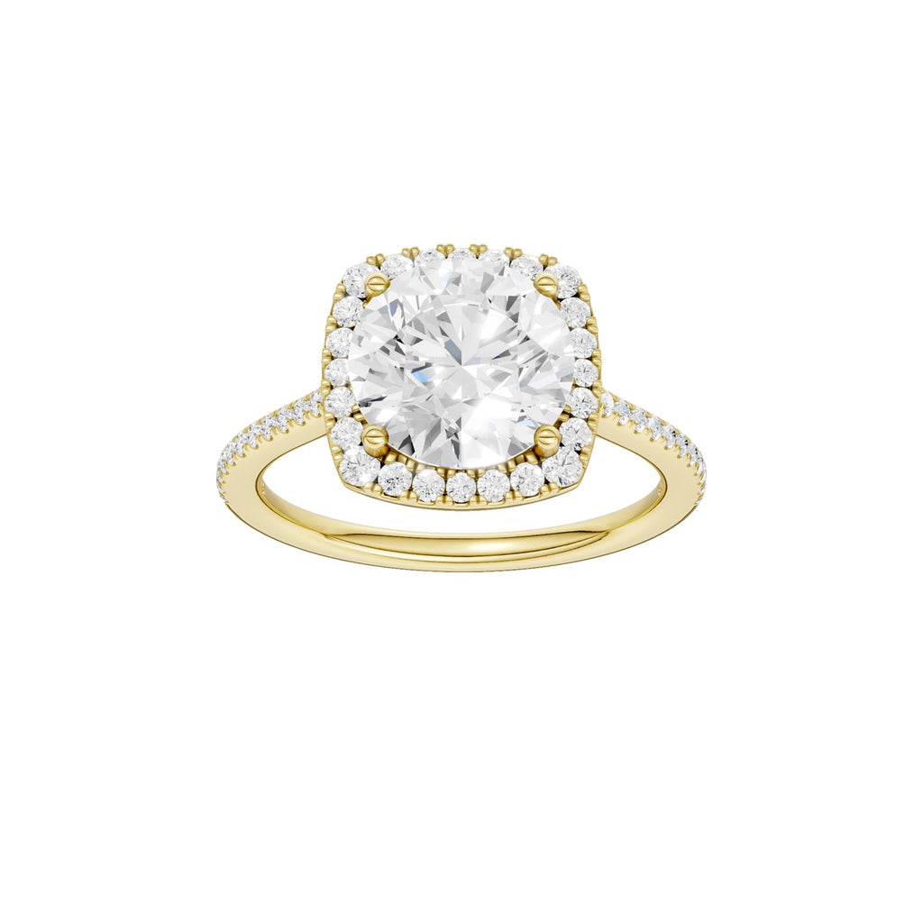 14K 3.40 CT Lab Grown Diamond Ring