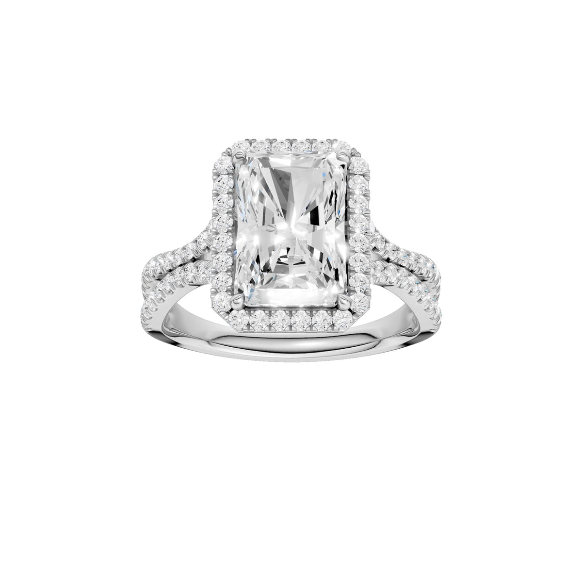 14K 3.50 CT Lab Grown Diamond Ring