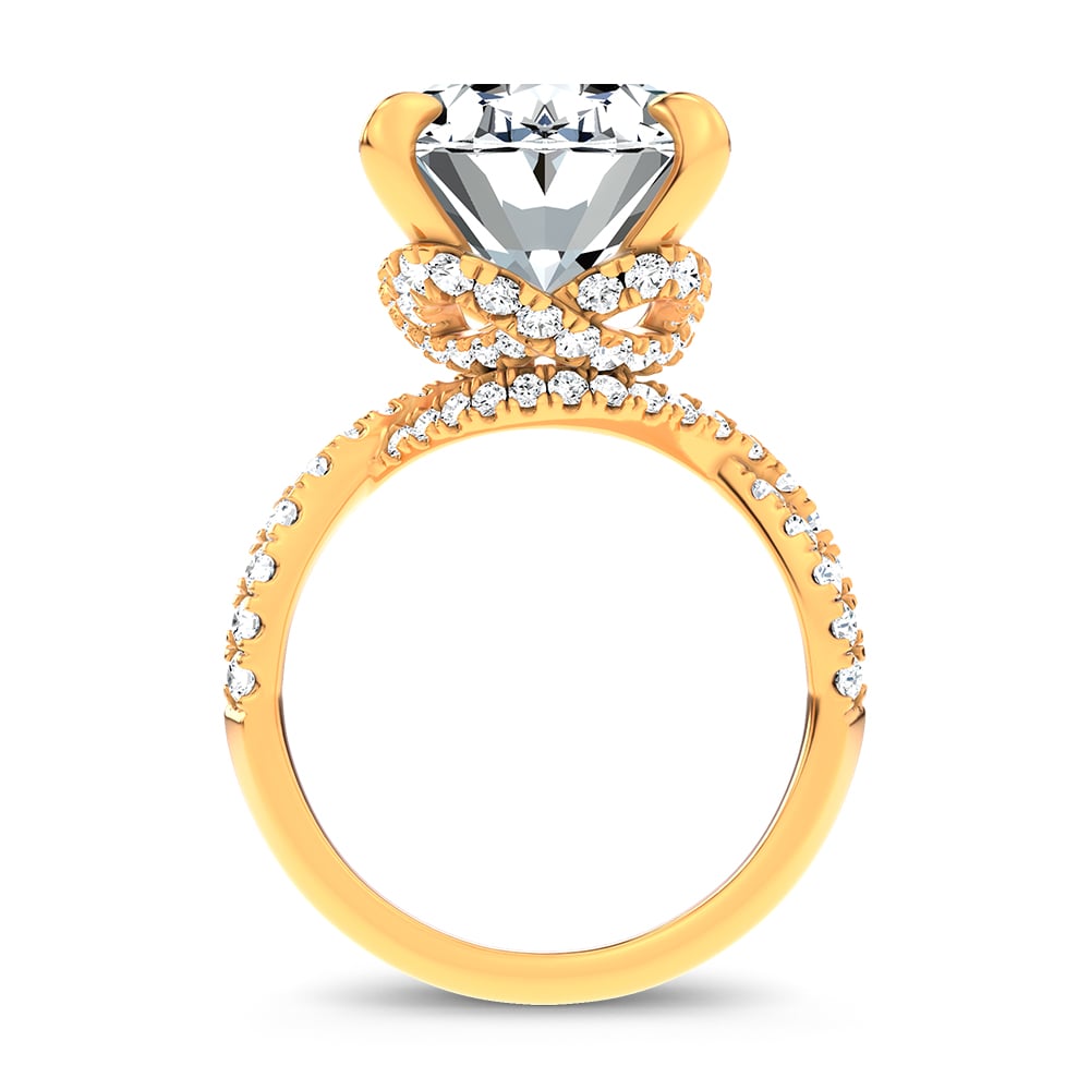 14K 10.90 CT Lab Grown Diamond Ring