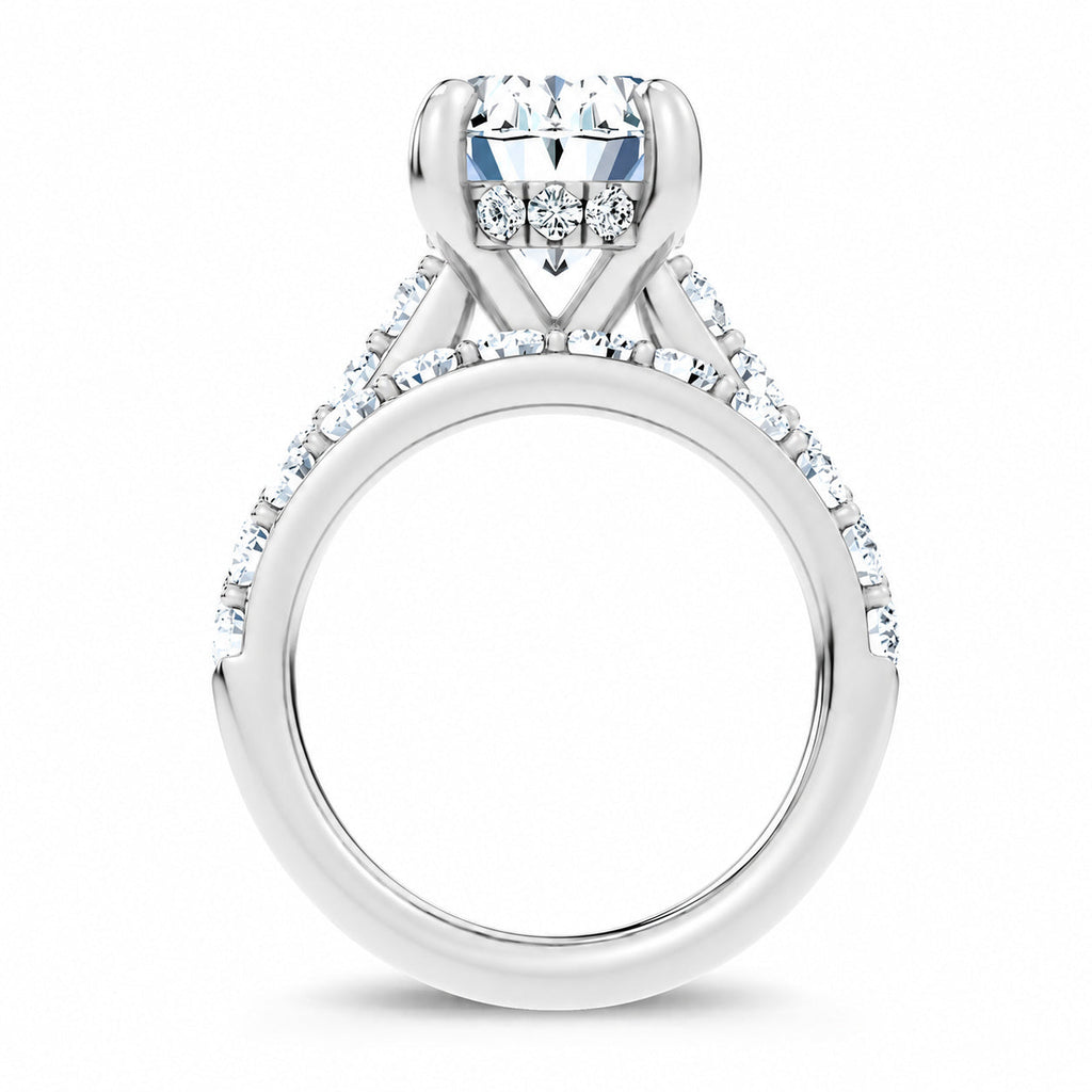 14K 7.00 CT Lab Grown Diamond Bridal Set