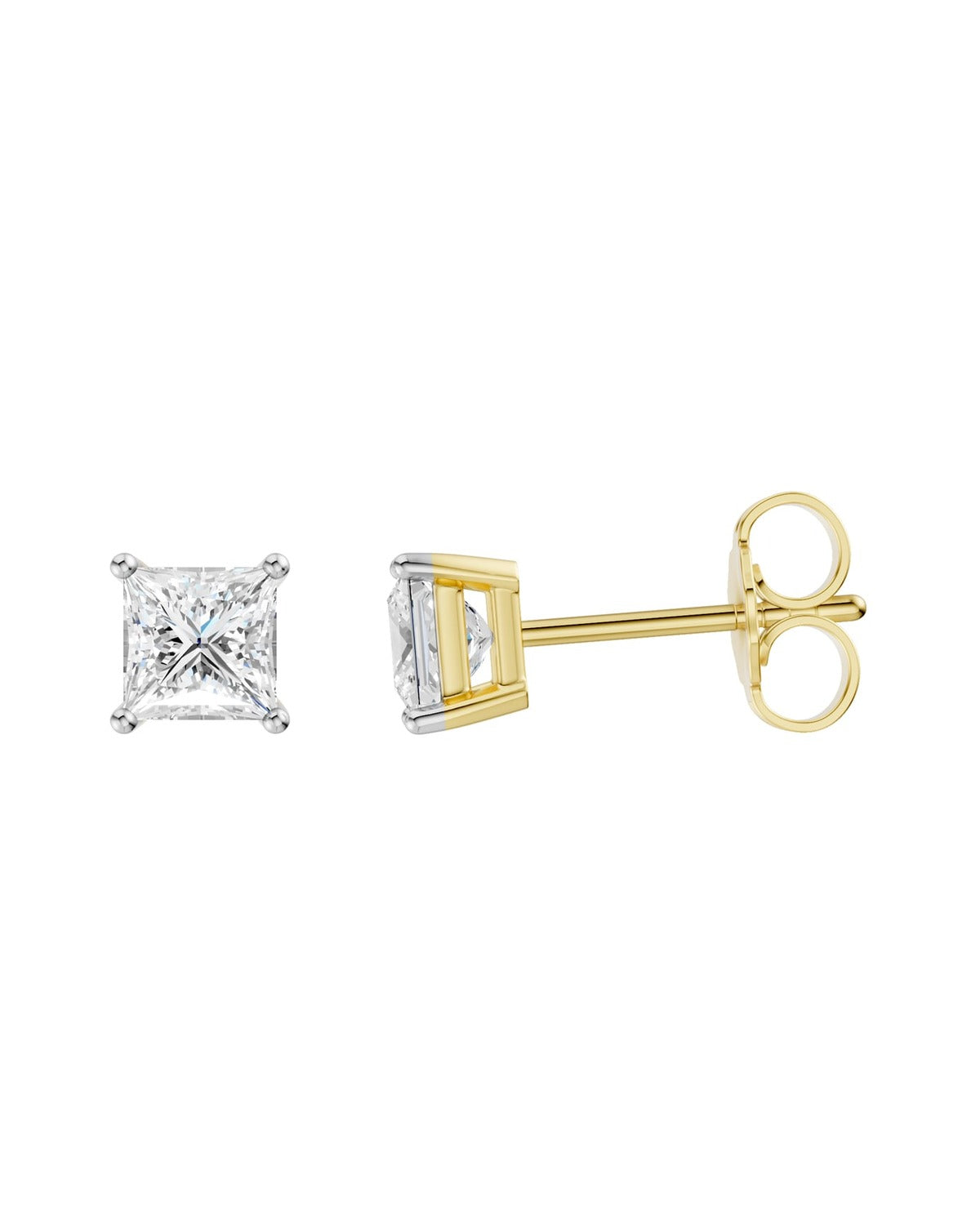 14K 1.00 CT Lab Grown Diamond Stud Earrings