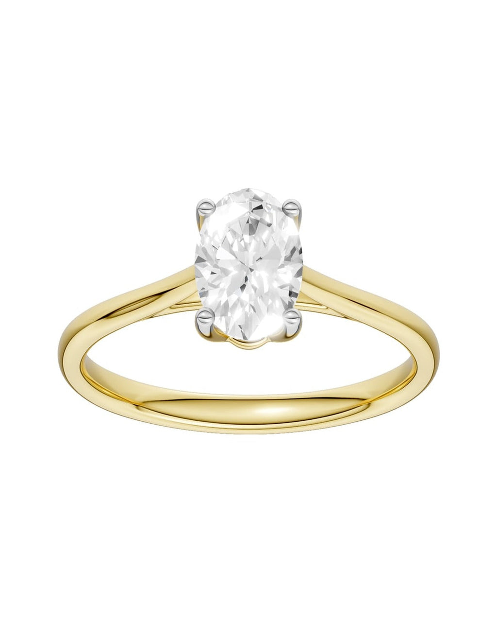 14K 0.75 CT Lab Grown Diamond Ring