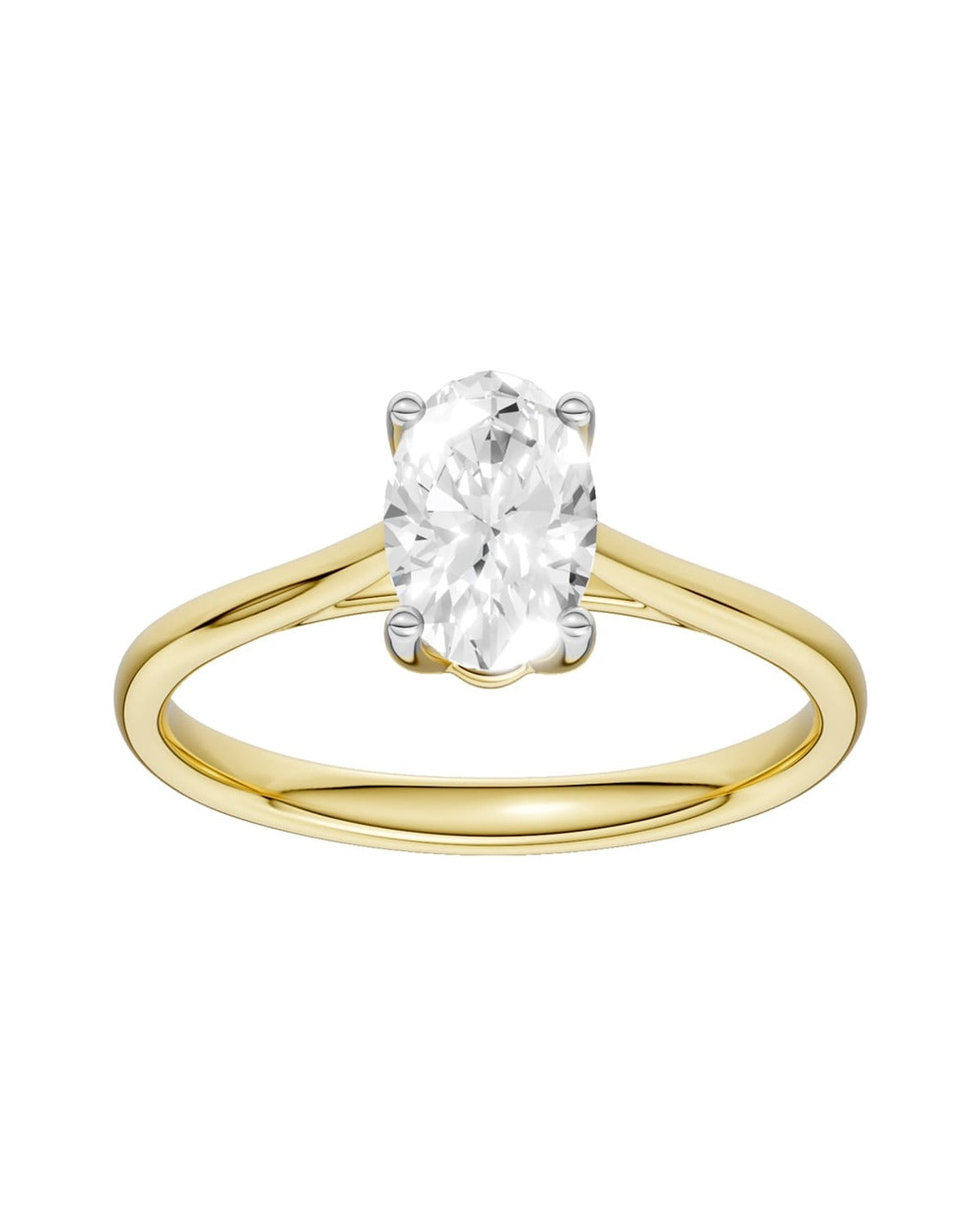 14K 0.75 CT Lab Grown Diamond Ring