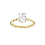 14K 0.75 CT Lab Grown Diamond Ring