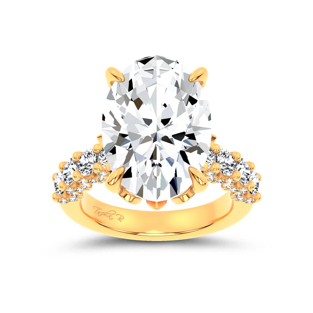 14K 11.40 CT Lab Grown Diamond Ring