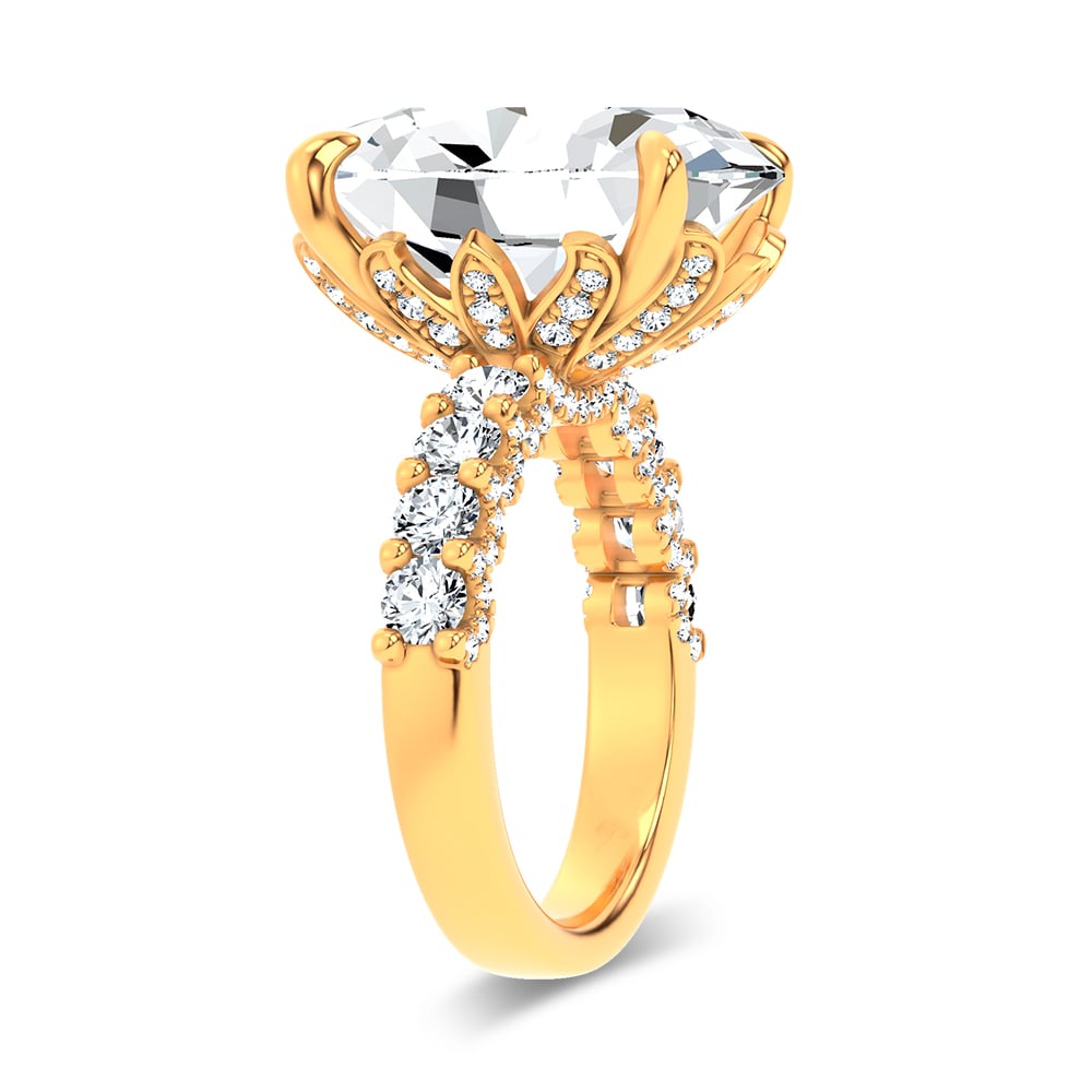 14K 11.40 CT Lab Grown Diamond Ring