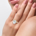 14K 11.40 CT Lab Grown Diamond Ring