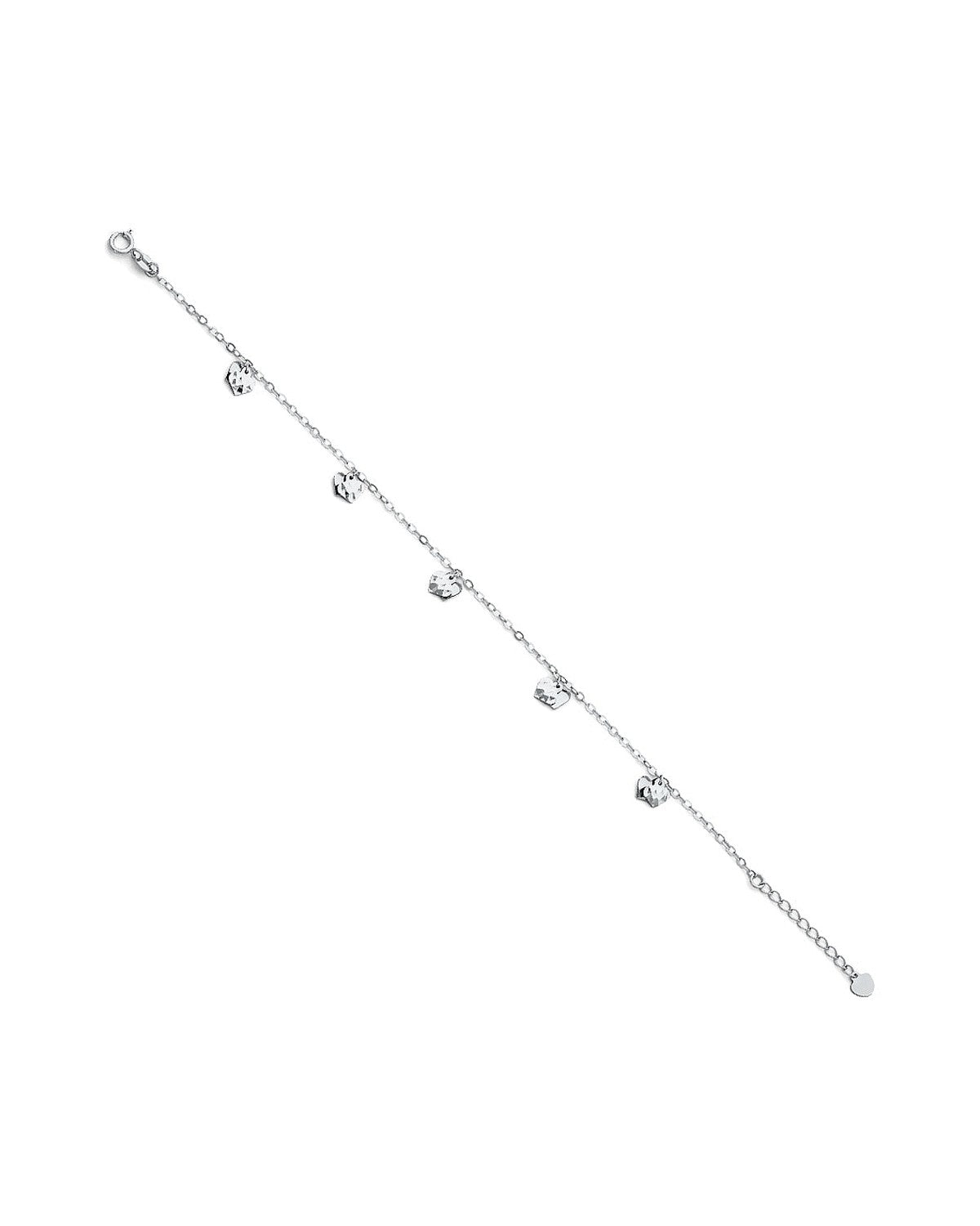 14K White Gold Light Bracelet & Anklet