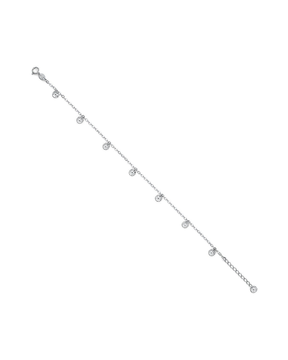 14K White Gold Light Bracelet & Anklet