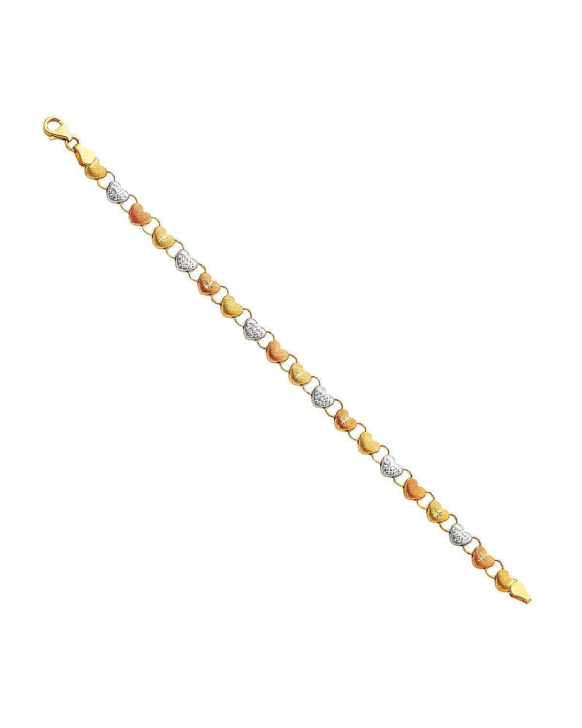 14K Yellow Gold Polished Bar Top Charm (AS-0055)