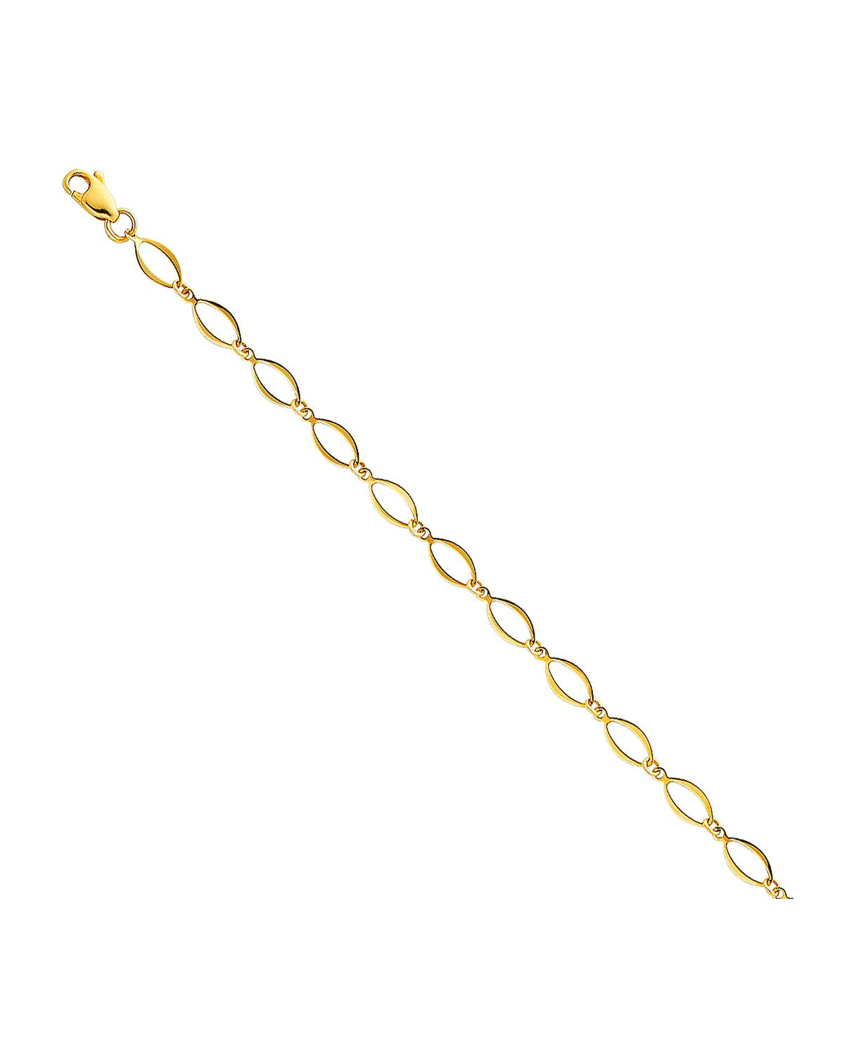 14K Yellow Gold Light Bracelet (AB-0195)