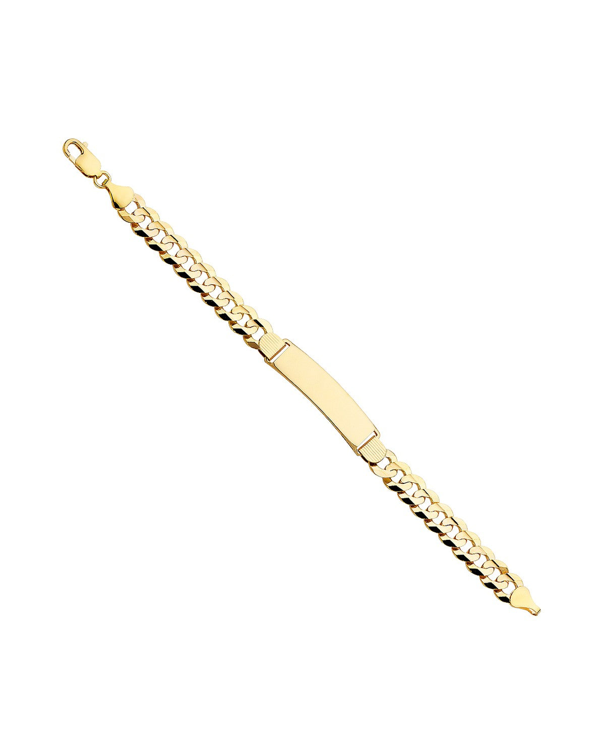 14K Yellow Gold Cuban 250 ID Bracelet (AB-0219)