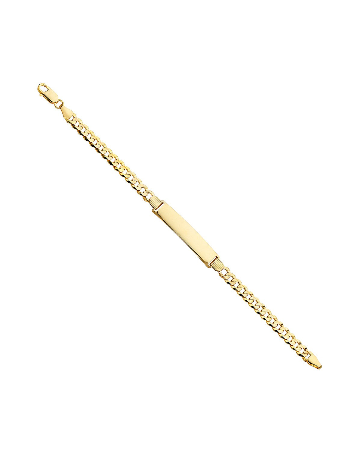 14K Yellow Gold Cuban 150 ID Bracelet (AB-0222)