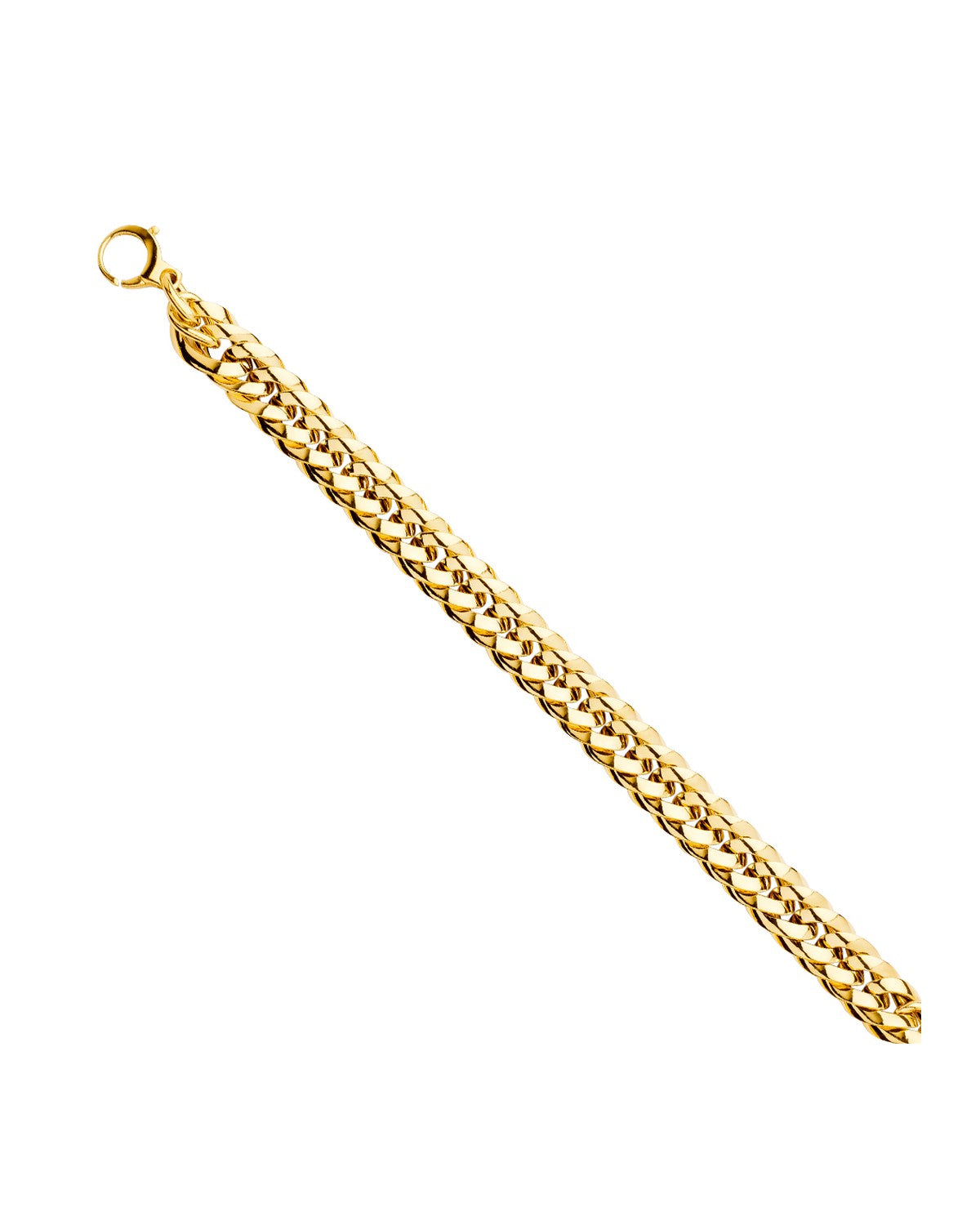 14K Yellow Gold Fancy Hollow Bracelet (AB-0586)
