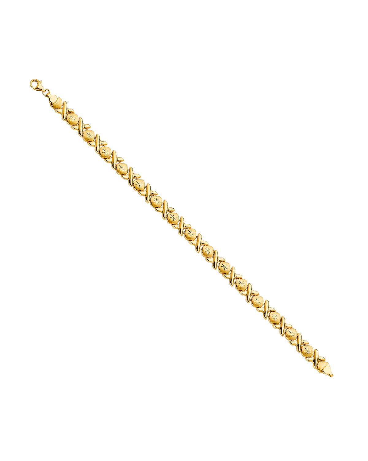 14K Yellow Gold Stampato Bracelet (AB-0606)