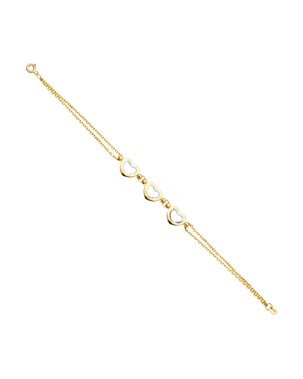 14K Yellow Gold Light Bracelet (AB-0670)