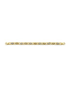 14K Two-Tone Gold 2T Fancy Men's Bracelet (AB-0803)