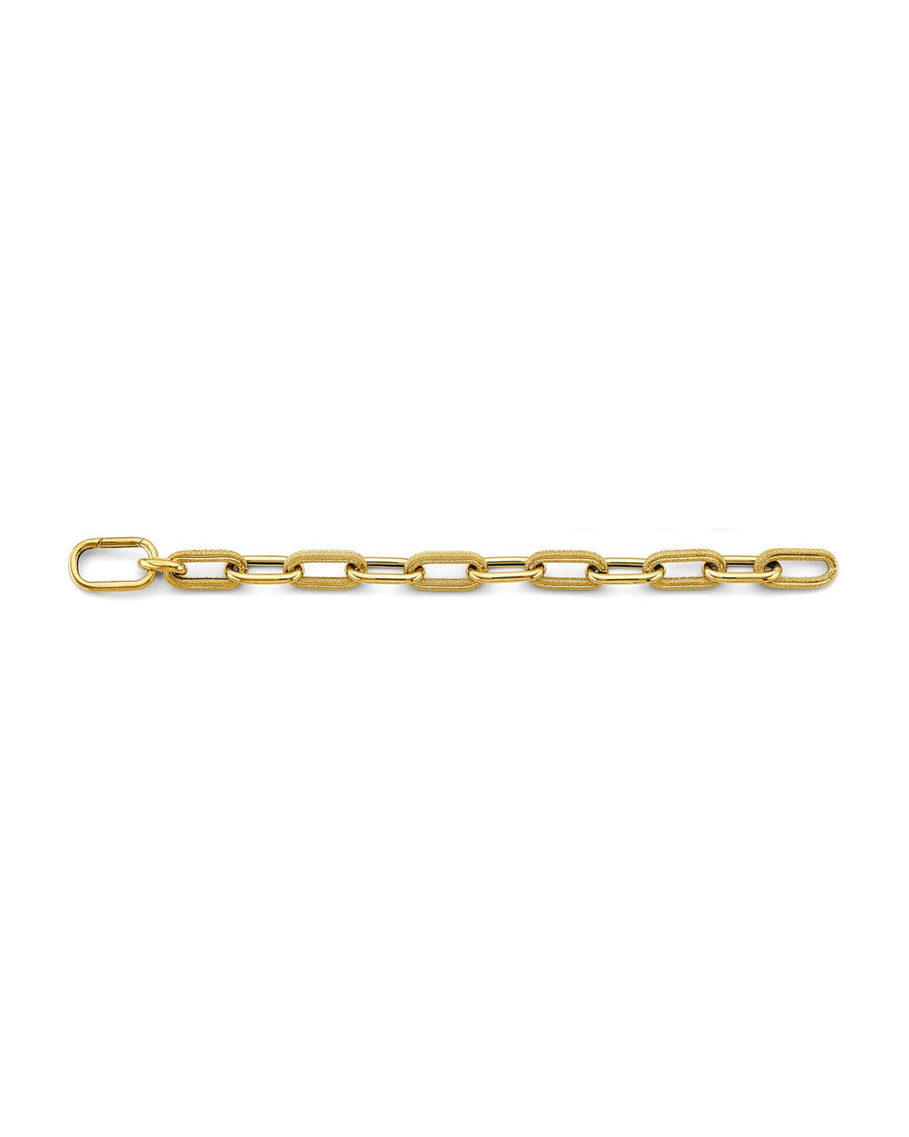 14K Yellow Gold Fancy Link Bracelet (AB-0815)
