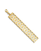 14K Yellow Gold Fancy Bracelet (AB-0827)