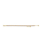 14K Tri-Color Gold 3C DC Ball Bracelet (AB-0838)