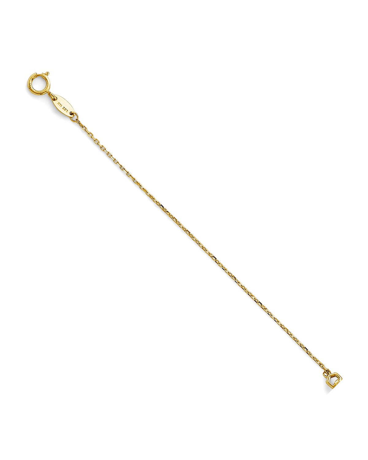 14K Yellow Gold Center ID Bracelet (AB-0850)