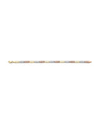 14K Tri-Color Gold 3C Fancy Bracelet (AB-0857)