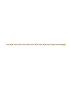 14K Tri-Color Gold 3C Flower Bracelet (AB-0879)