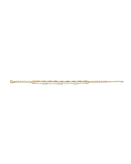 14K Yellow Gold 2 Line Bracelet (AB-0885)