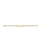 14K Yellow Gold Baby ID Bracelet (AB-0914)