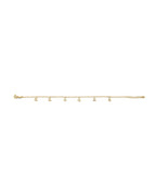 14K Yellow Gold Heart Charm Light Anklet