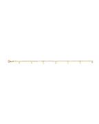 14K Yellow Gold Celestial Charm Light Anklet