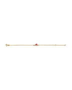 14K Yellow Gold Dolphin Center Baby Bracelet (AB-0949)