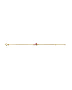 14K Yellow Gold Dolphin Center Baby Bracelet (AB-0949)