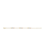 14K Tri-Color Gold 3C Light Bracelet (7+1) (AB-0978-070)
