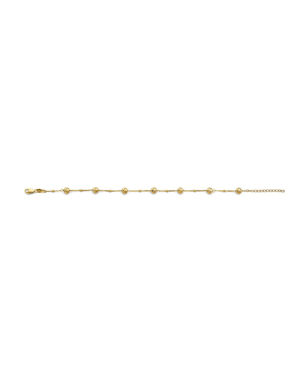14K Yellow Gold DC Ball Bracelet (AB-0983)
