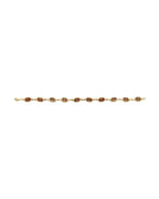 14K Yellow Gold Red Evil Eye Bracelet (AB-1051)