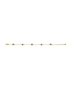 14K Yellow Gold Red Evil Eye Bracelet (AB-1062)