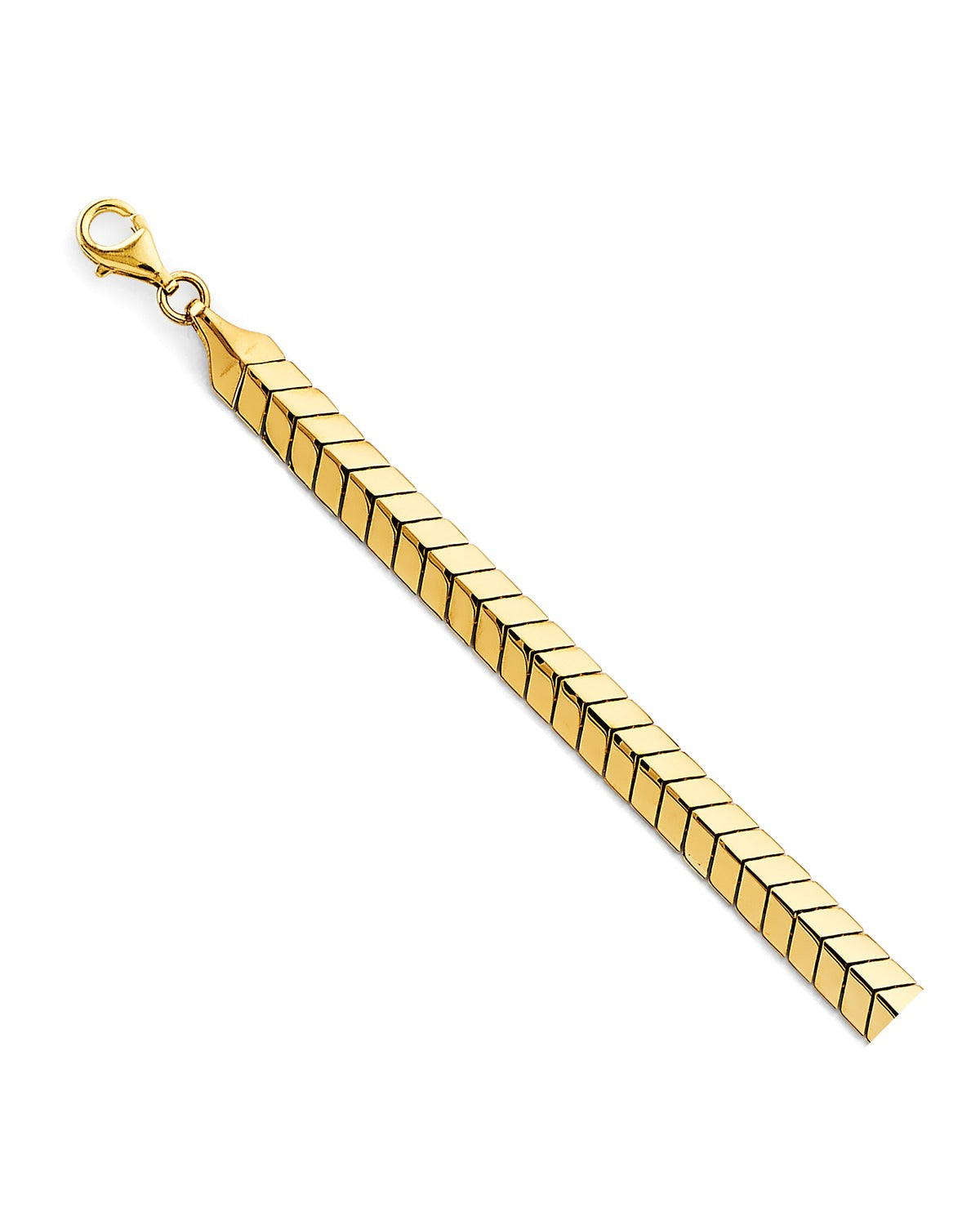 14K Yellow Gold Fancy Bracelet (AB-1071)